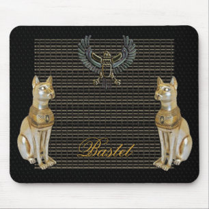 Bastet Egyptische godin Cat-Muismat Muismat