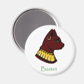 Bastet - Egyptische godin magneet (Voorkant / Achterkant)