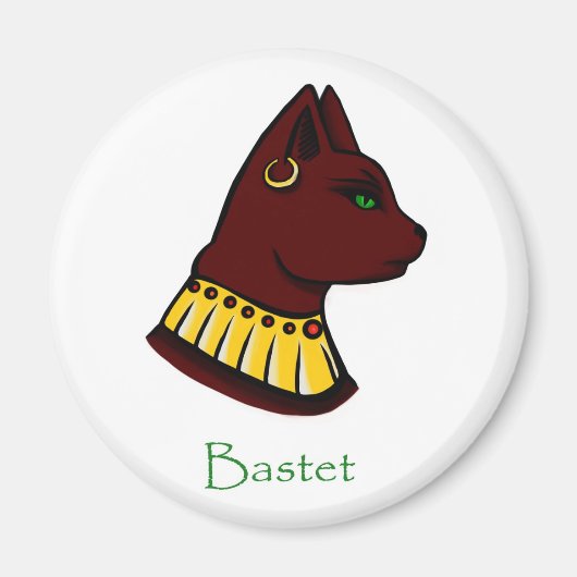 Bastet - Egyptische godin magneet (Voorkant)