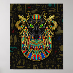 Bastet Egyptische godin Poster