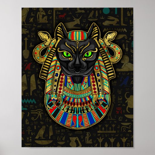 Bastet Egyptische godin Poster (Voorkant)