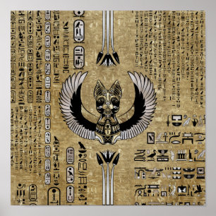 Bastet - Egyptische godin Poster