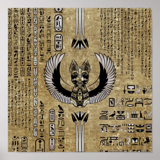 Bastet - Egyptische godin Poster (Voorkant)