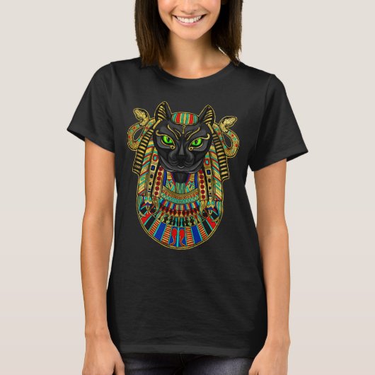 Bastet Egyptische godin T-shirt (Voorkant)