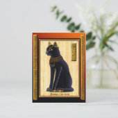 BASTET ~ Egyptische kat God historische kunst Briefkaart (Staand voorkant)