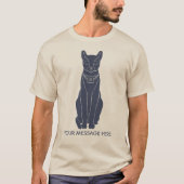 Bastet Egyptische Kat Godin Graphic T-shirt (Voorkant)