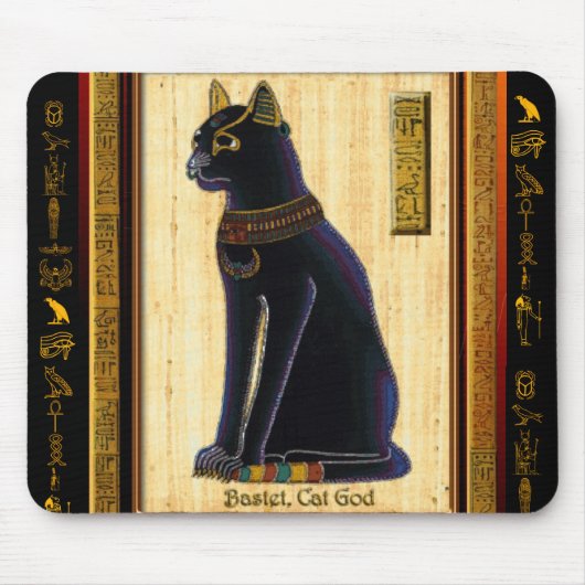 BASTET Egyptische kat Muismat (Voorkant)