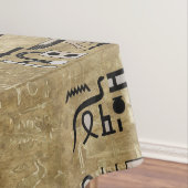 Bastet - Egyptische katten en Ankh Cross Tafelkleed (Voorbeeld)