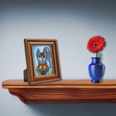 Bastet Eygptian Cat Goddess Mini Folk Art Poster