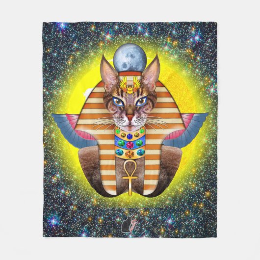 Bastet Fleece Blanket (Voorkant)