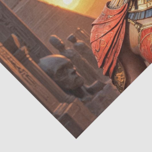 Bastet, godin van de bescherming Decoupage Tissuepapier (Detail)