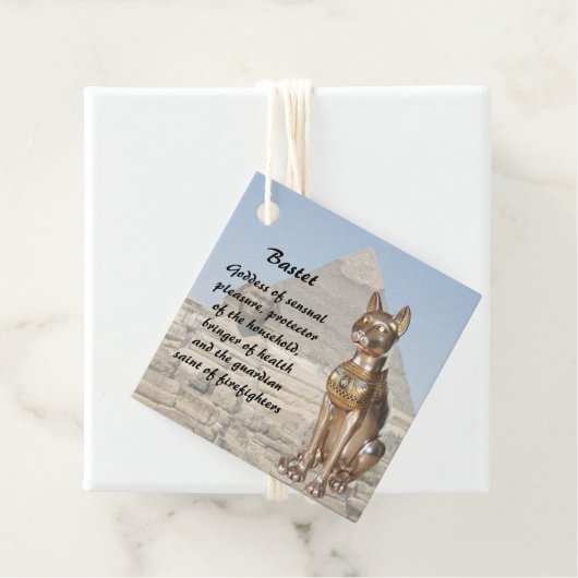 Bastet in Egypte Bedankjes Labels (In situ)