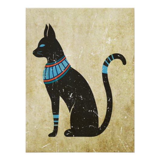 Bastet Kattendesign Perfect Poster (Voorkant)