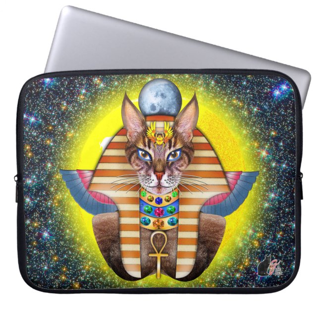 Bastet Laptop Sleeve (Voorkant)