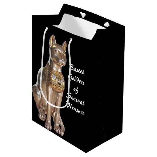 Bastet Medium Cadeauzakje (Voorkant Gekanteld)