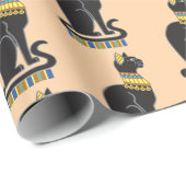 Bastet of Bast. Aciënte Egyptische godin Cadeaupapier (Rol Hoek)