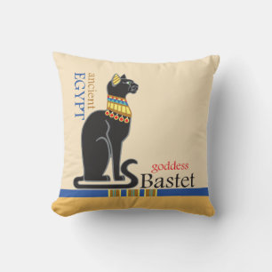 Bastet of Bast. Aciënte Egyptische godin Kussen