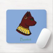 Bastet - Oude Egyptische kat Goddess Muismat (Met muis)