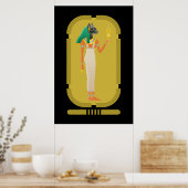 Bastet Oudegyptische Godin Poster (Keuken)