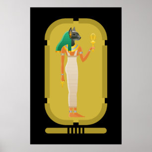 Bastet Oudegyptische Godin Poster