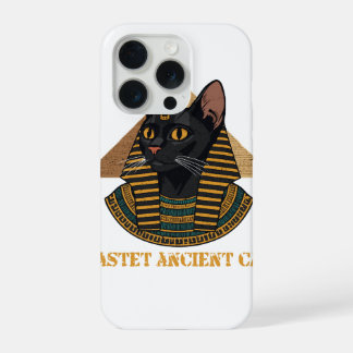 Bastet Oudegyptische Kattengodin Vintage Kunst iPhone 15 Pro Case