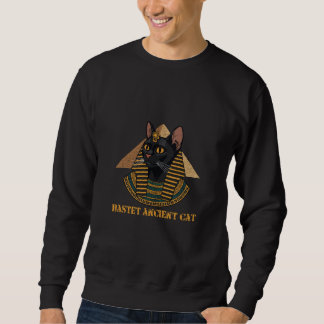 Bastet Oudegyptische Kattengodin Vintage Kunst Trui