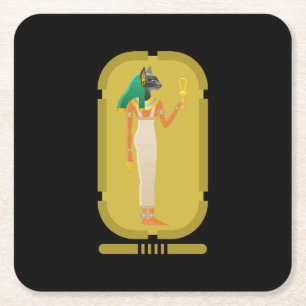 Bastet Papier Onderzetter