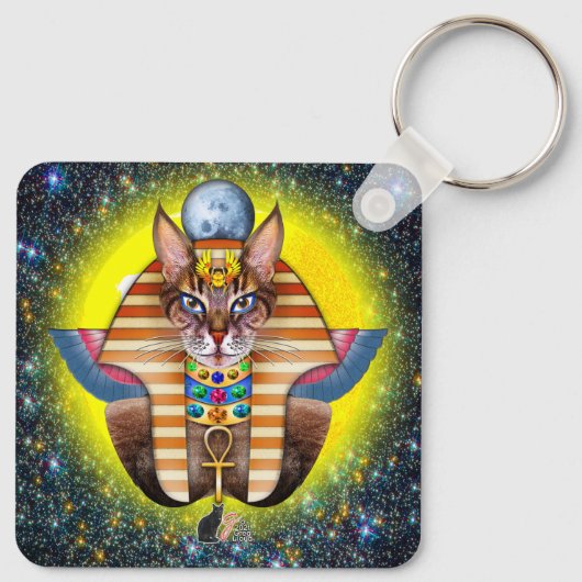 Bastet Sleutelhanger (Achterkant)