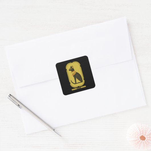 Bastet Square Sticker (Envelop)