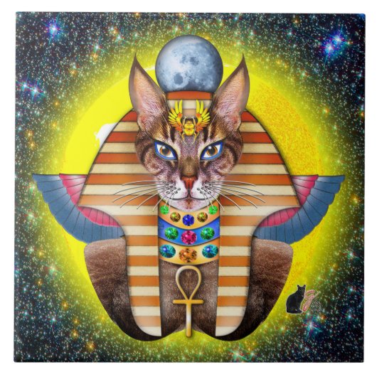 Bastet Tegeltje (Voorkant)