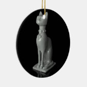 Bastet. The ancient Egyptian cat Goddess Keramisch Ornament (Rechts)