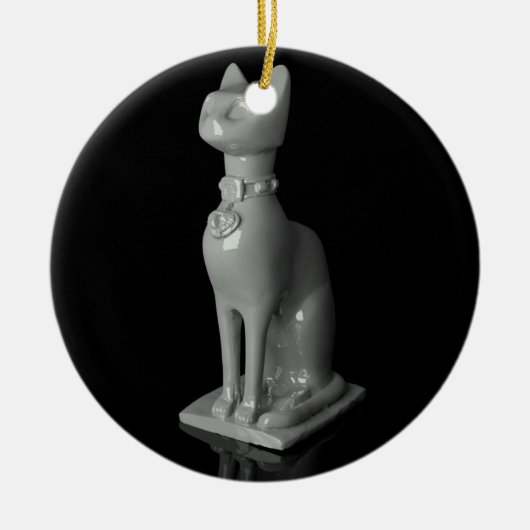 Bastet. The ancient Egyptian cat Goddess Keramisch Ornament (Voorkant)