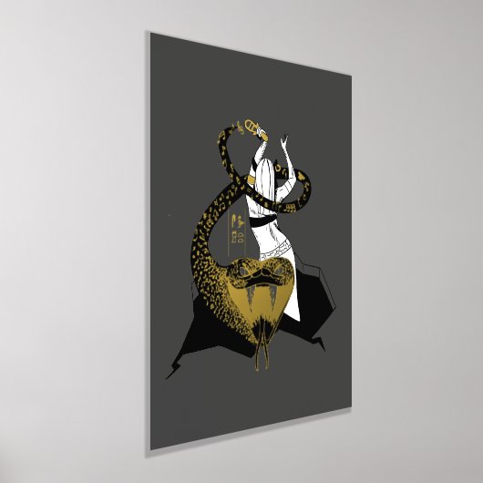 Bastet the Cat Goddess Folie Afdrukken (Laagn)