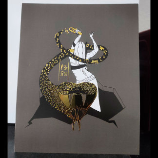 Bastet the Cat Goddess Folie Afdrukken