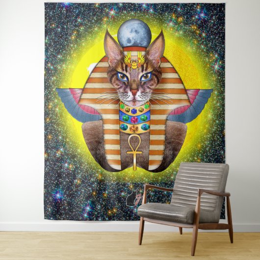 Bastet Wandkleed (In situ)