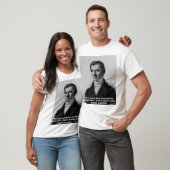 Bastiat: "Als goederen geen grenzen overschrijden, T-shirt (Unisex)