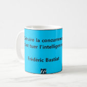 Bastiat-citaat Koffiemok (Voorkant links)