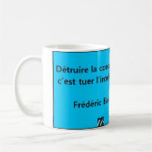 Bastiat-citaat Koffiemok (Links)