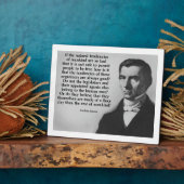 Bastiat Finer Clay Quote Fotoplaat (Zijkant)