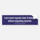 Bastiat Law Quote Bumpersticker (Voorkant)