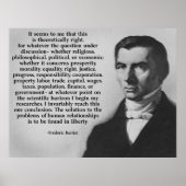 Bastiat Liberty Poster (Voorkant)