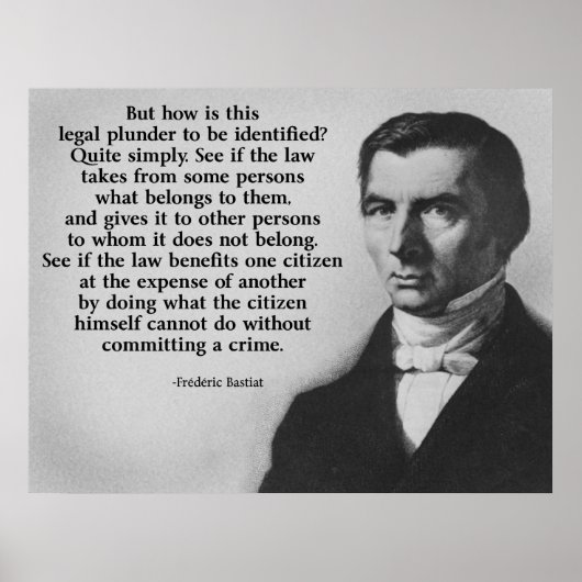 Bastiat Plunder Poster (Voorkant)