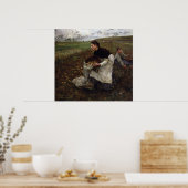 Bastien Lepage Saison d-Octobre Recolte des pommes Poster (Keuken)