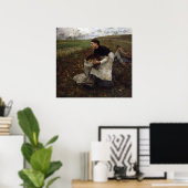 Bastien Lepage Saison d-Octobre Recolte des pommes Poster (Thuiskantoor)