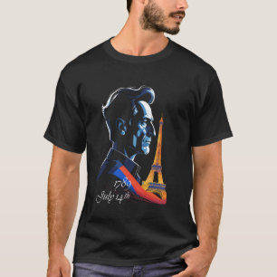 Bastille Dag 14 juli 1789 Frankrijk Nationale fees T-shirt