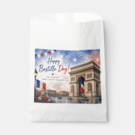 Bastille dag Arc de triomphe Parijs Frankrijk vuur Bedankzakje