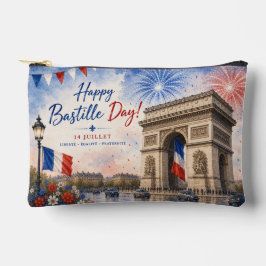 Bastille dag Arc de triomphe Parijs Frankrijk vuur Etui