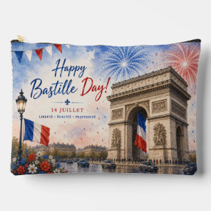 Bastille dag Arc de triomphe Parijs Frankrijk vuur Etui