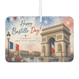 Bastille dag Arc de triomphe Parijs Frankrijk vuur Luchtverfrisser