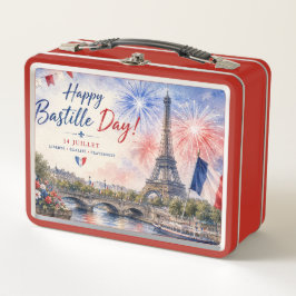 Bastille Dag Eiffeltoren Seine rivier vuurwerk